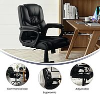 Flash Furniture Fundamentals Big & Tall Swivel LeatherSoft Office and Gaming Chair