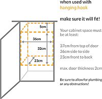 simplehuman Under-Cabinet and In-Cabinet Pull-Out Trash & Recycling Bin, Heavy-Duty Steel Frame