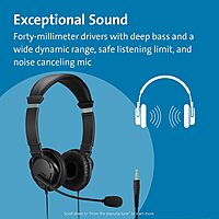 KENSINGTON Hi‑Fi Headphones with 3.5mm Jack
