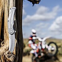 Kershaw Husker Folding Pocket Knife, 3-Inch Blade with SpeedSafe Assisted Opening, Frame Lock (1380)