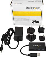 StarTech.com 4 Port USB 3.0 Hub - USB Type-A Hub with 1x USB-C & 3x USB-A (SuperSpeed) - USB Bus or Self-Powered
