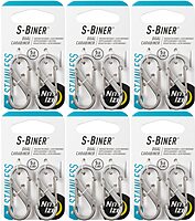 Nite Ize S-Biner Dual Carabiner in Stainless Steel