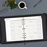 AT-A-GLANCE Monthly Planner Refill, Loose-Leaf, Pre-Punched for 7-Ring