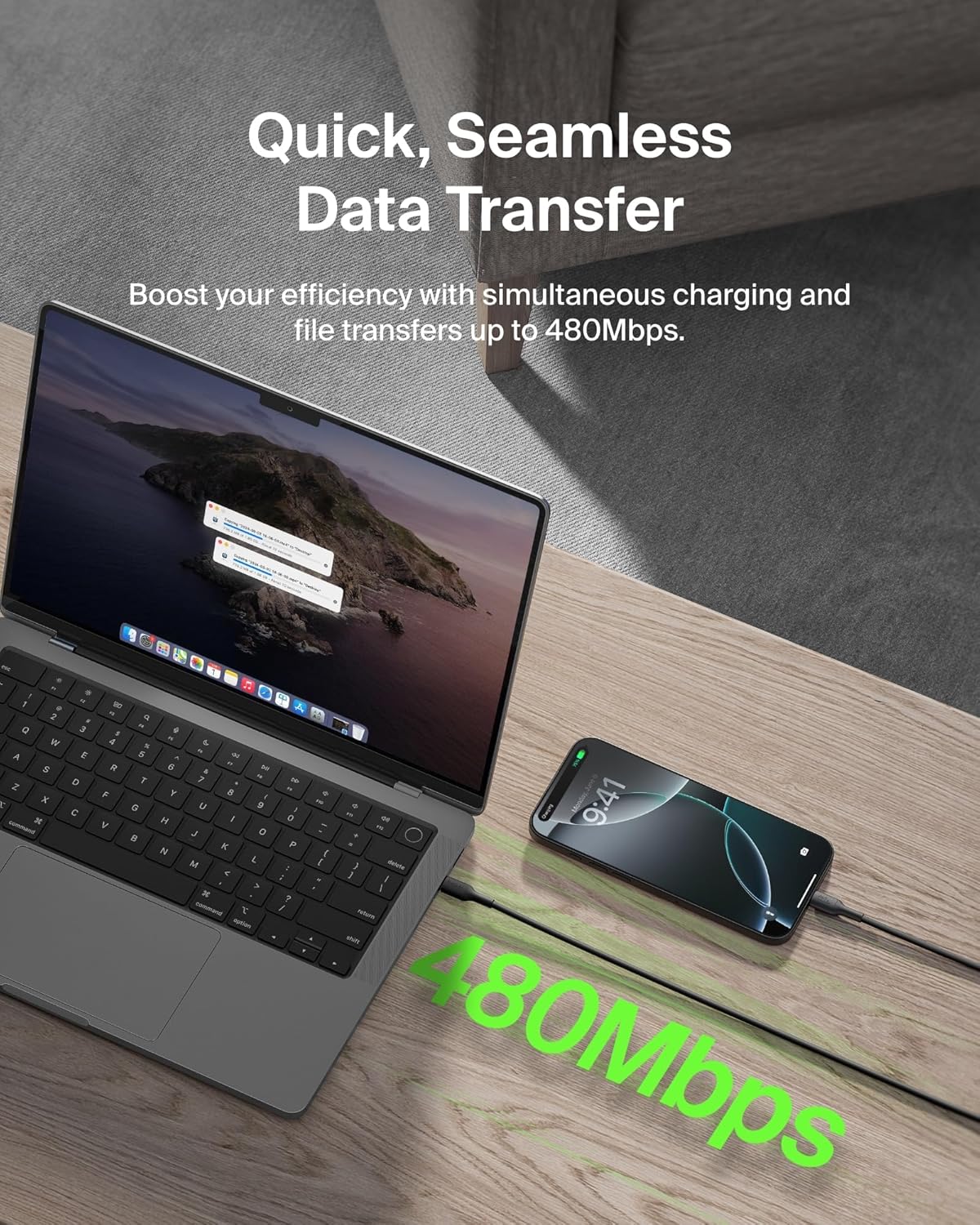 Belkin Eco Braided USB-A to USB-C Cable