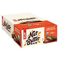 Clif Bar - Nut Butter Bar - Organic Snack Bars - Chocolate Peanut Butter - Organic - Plant Protein