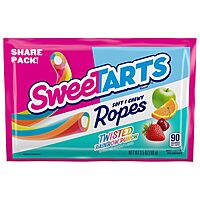 SweeTARTS Ropes, Candy, Twisted Rainbow Punch, Soft and Chewy, 3.5 oz, 12 count Twisted Rainbow Pack of 12