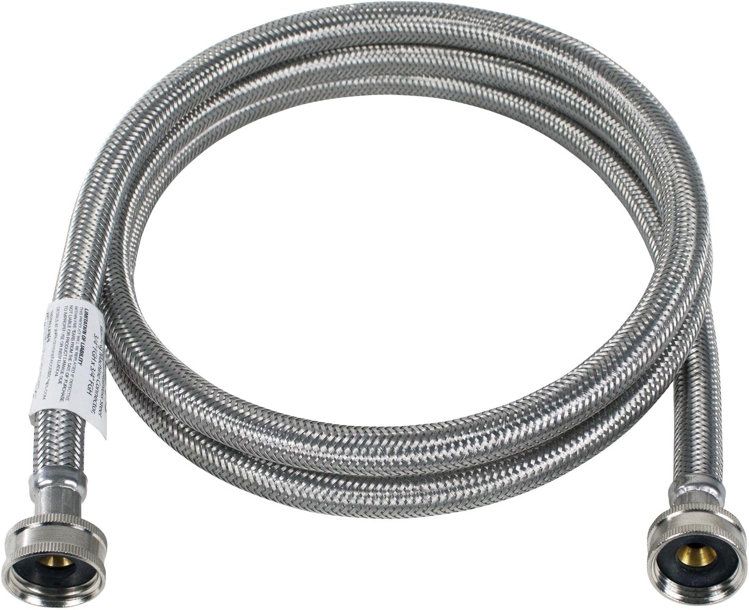 Certified Appliance Accessories Washing Machine Hose, Hot or Cold Water Supply Line