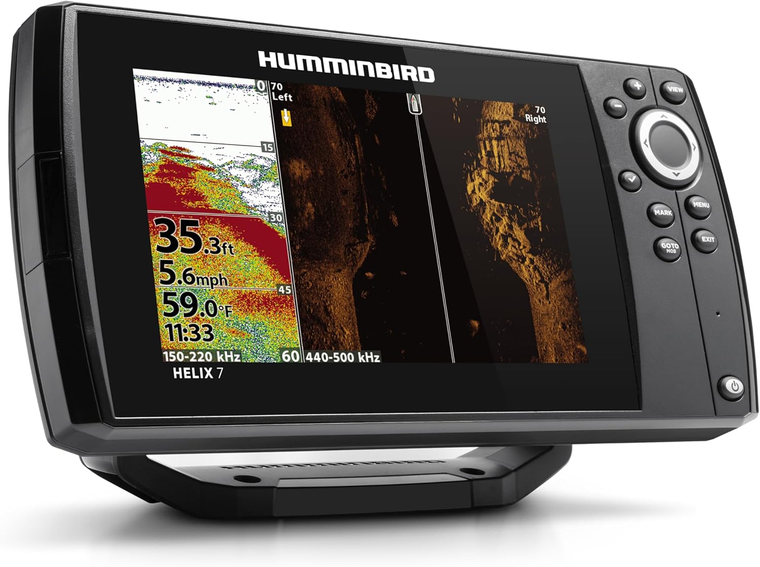 Humminbird Helix 7 G4 Fish Finder with Chirp Side Imaging, GPS