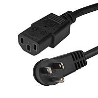 StarTech.com Computer Power Cord NEMA 5-15P to IEC C13 18AWG 125V 10A