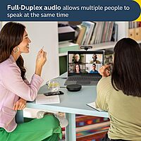 Jabra Speak2 40 Portable Speakerphone - 4 Noise-Cancelling Mics, USB-A/USB-C