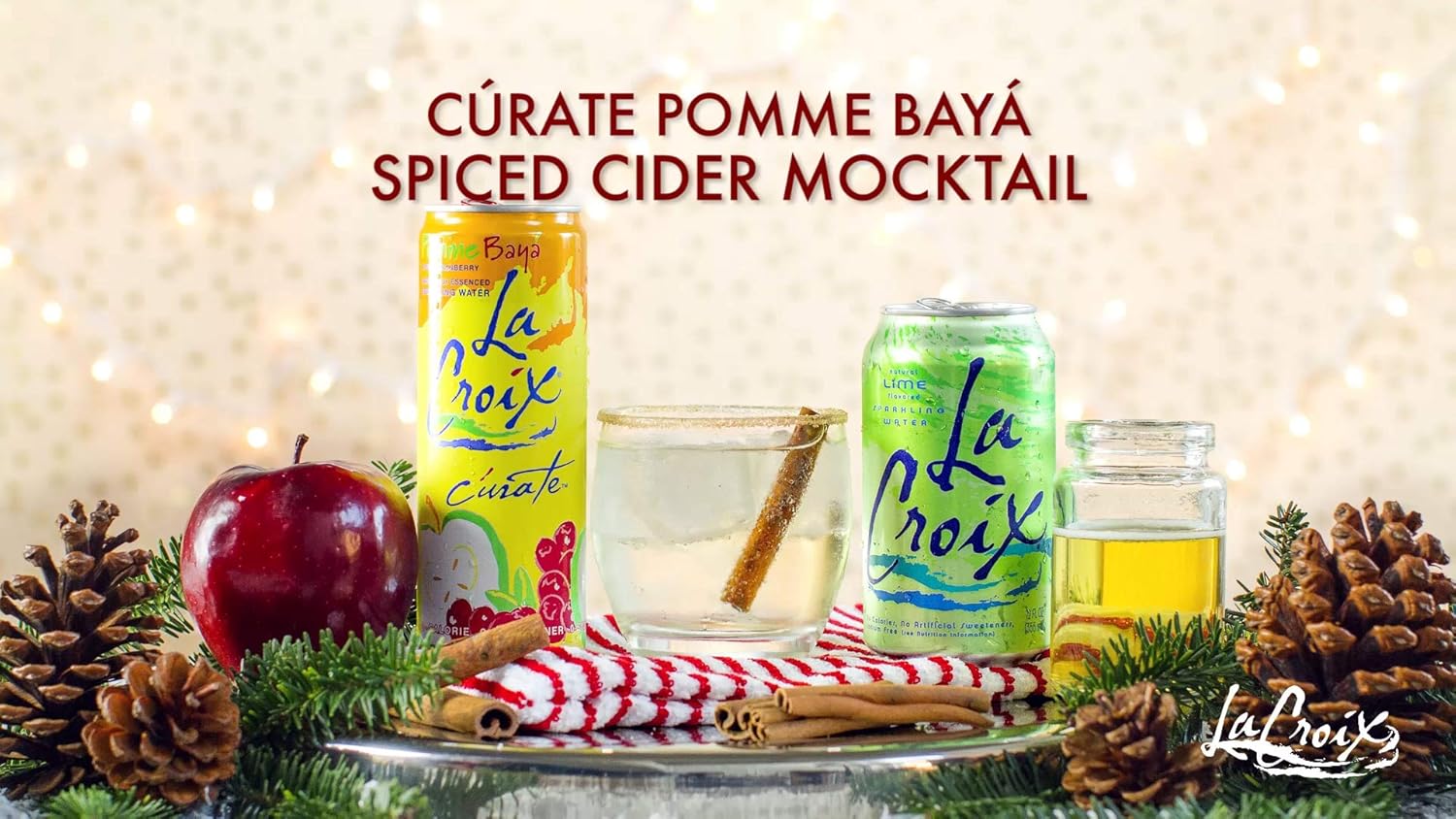 LaCroix Sparkling Water, Lemon, Lime, & Grapefruit Variety Pack, 12 Fl Oz (Pack of 24) Naturally Essenced, 0 Calories