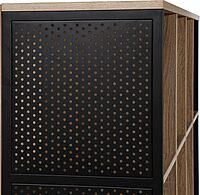 OSP Home Furnishings Ace Contemporary Modern Storage Bookcase