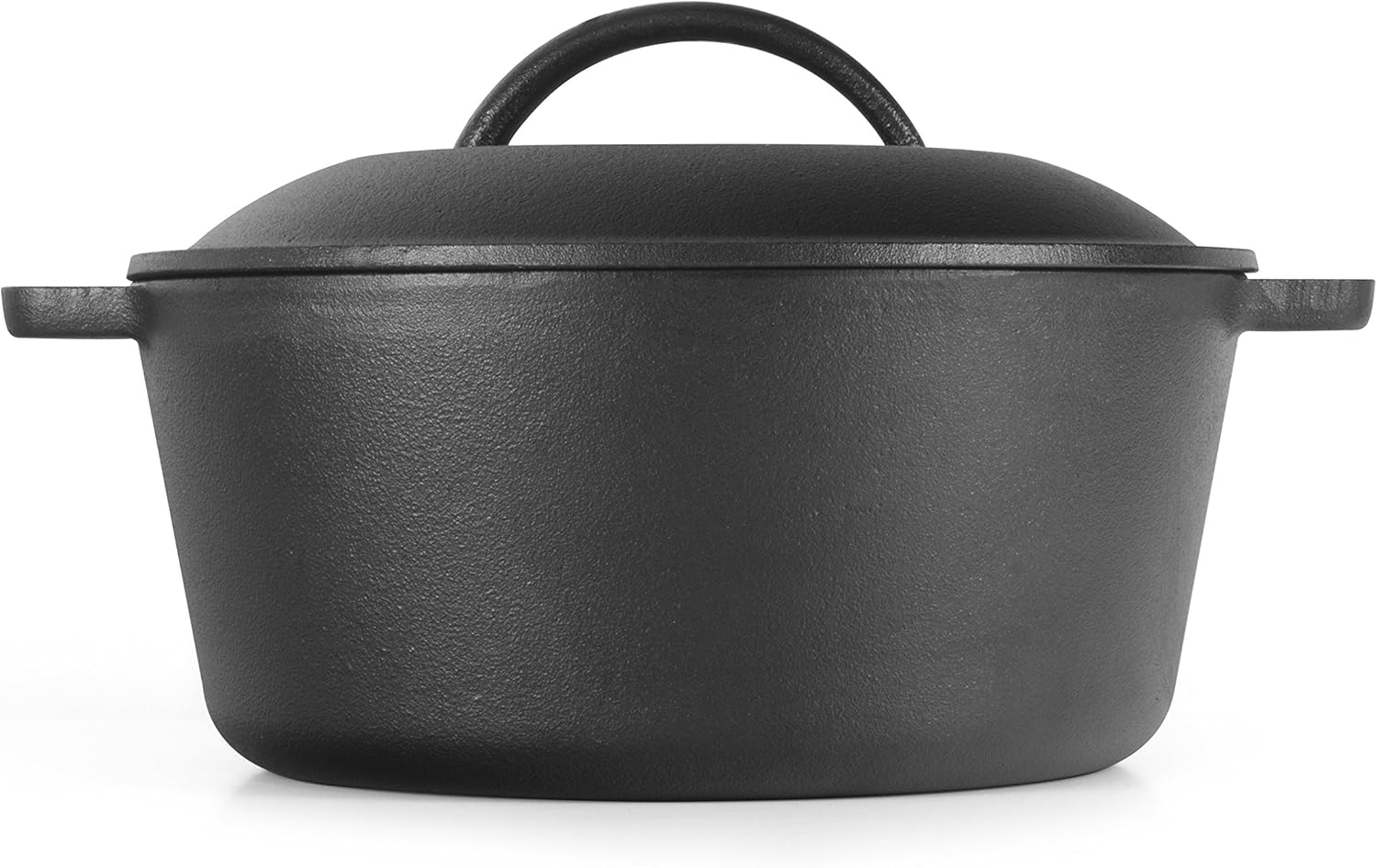 COMMERCIAL CHEF Cast Iron Dutch Oven with Lid and Handles