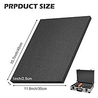 hojas espuma fenólica 16 x 12 x 1"