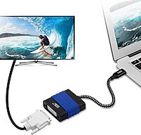 SIIG USB Type C to DVI Adapter - Thunderbolt 3 DisplayPort Alternate Mode Compatible for MacBook Pro, Google Chromebook Pixel, and More (CB-TC0711-S1)