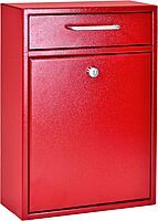 Mail Boss High Security Locking Wall-Mount Mail Drop Box