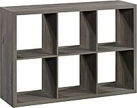 Sauder Select 44inH 6-Cube Organizer Storage Bookcase