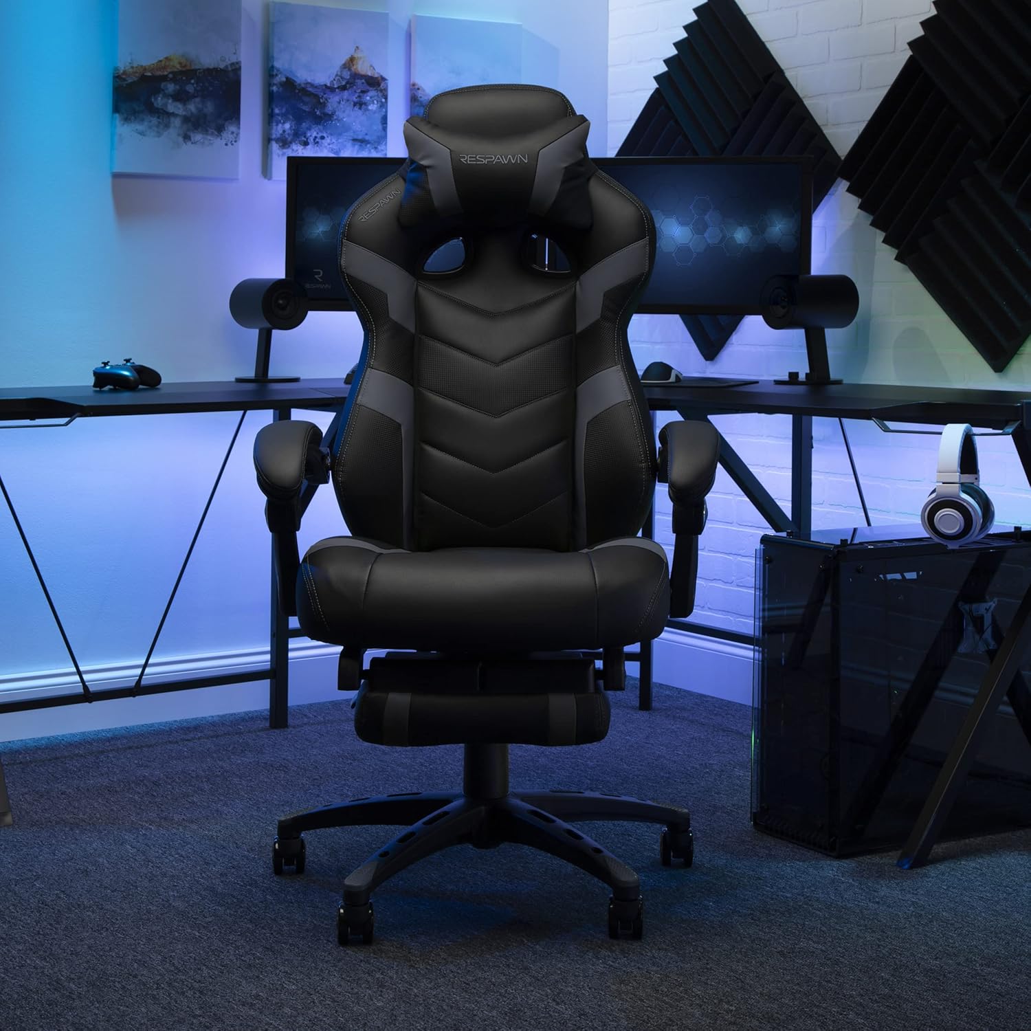 RESPAWN 110 Pro Ergonomic Gaming Chair with Footrest