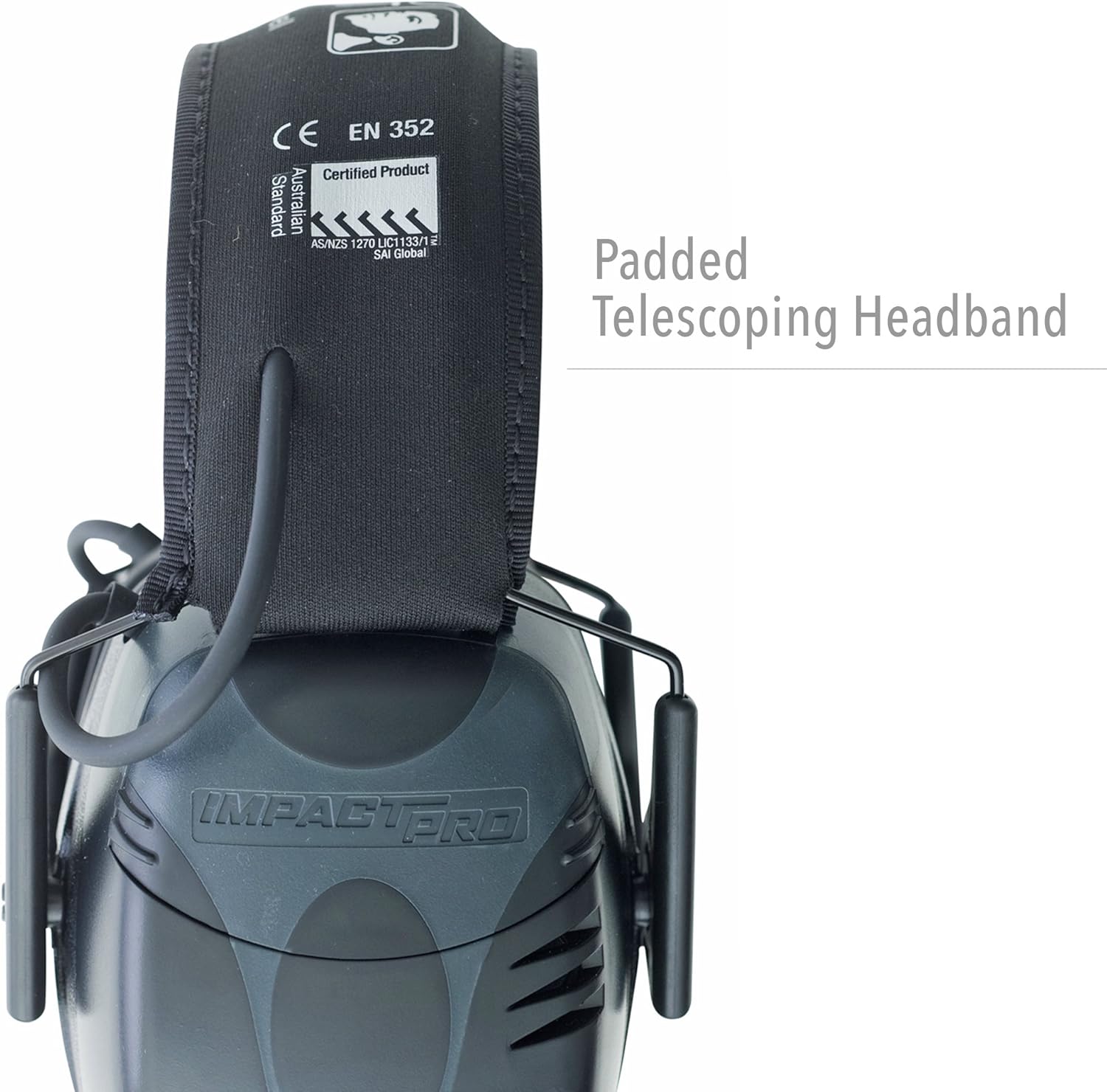 Howard Leight by Honeywell Impact Pro Sound Amplification Electronic Earmuff (R-01902) Large Earmuff