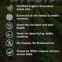 PURE&SURE - ORGANIC GROUNDNUT OIL 1 LTR