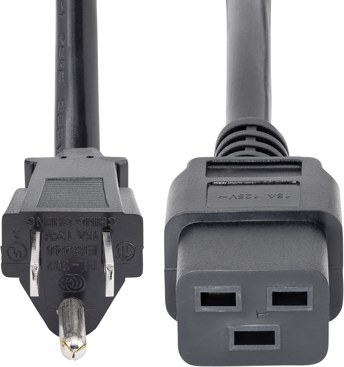 StarTech.com PXT515C19146 6 ft Heavy Duty 14 AWG Computer Power Cord - NEMA 5-15P to C19 - 14 AWG Power Cable