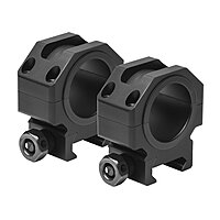NCSTAR 30mm Tactical Scope Rings - 0.9 inch Height (Black)
