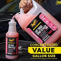 Meguiar's D15501 Last Touch Spray Detailer, Great for Use as Clay Lubricant, creates a Showroom Shine, Removes Dust, Smudges