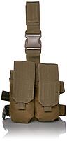 VOODOO TACTICAL Drop-Leg Platform with Attached M4/M16 Double Mag Pouch