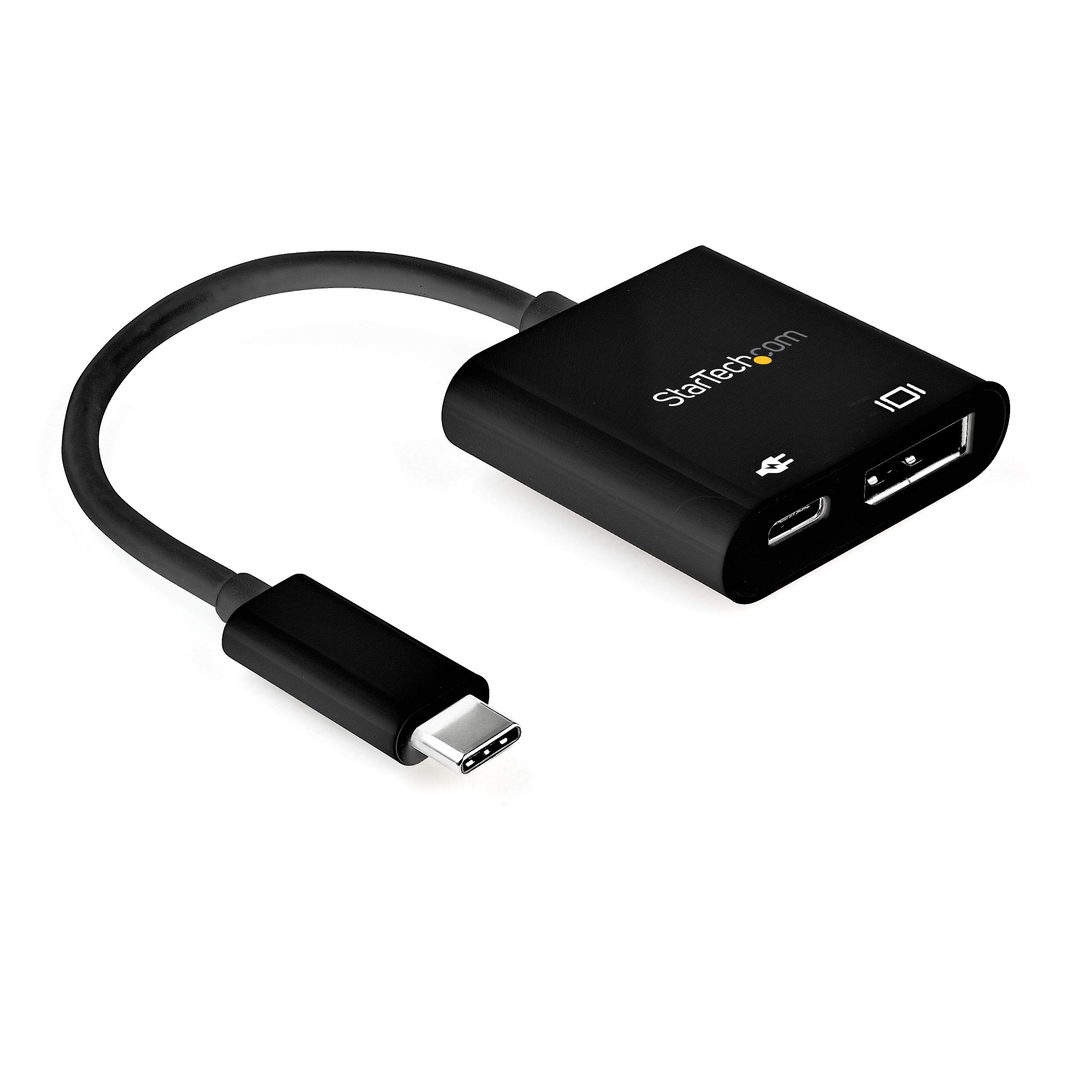 StarTech.com USB C to DisplayPort Adapter with Power Delivery - 8K 60Hz /4K 120Hz USB Type C to DP 1.4 Video Converter w