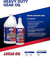 Lucas Heavy Duty 80W-90 Gear Oil