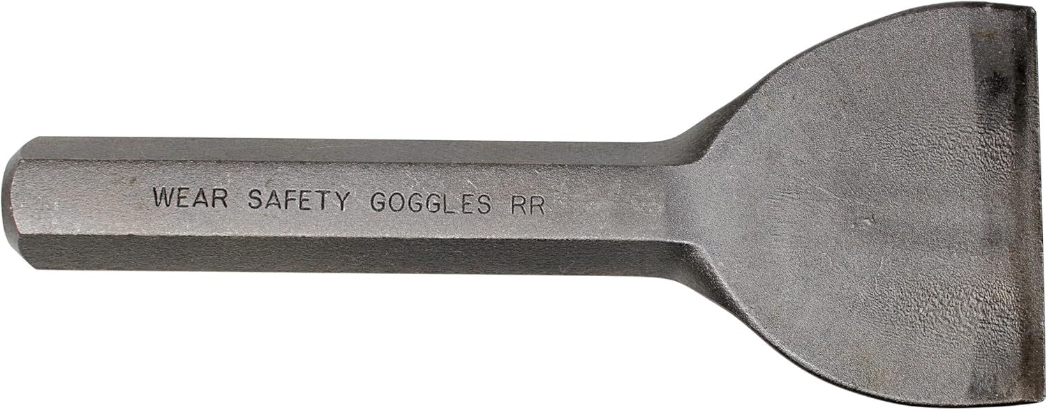 Mayhew Select 35002 3-by-7-Inch Carded Mason Chisel No Handguard ,Black 3 inch No Handguard