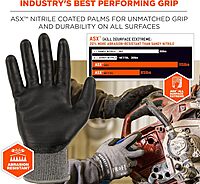 Ergodyne ProFlex 7072 Nitrile-Coated Cut-Resistant Gloves, Gray
