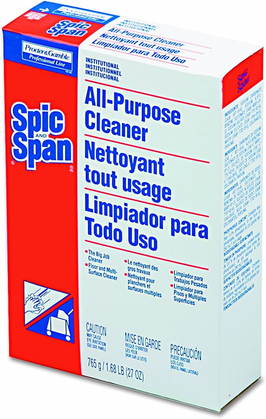 Spic & Span Professional All-Purpose Cleaner, Powder Concentrate, 27 fl oz, 12/Case