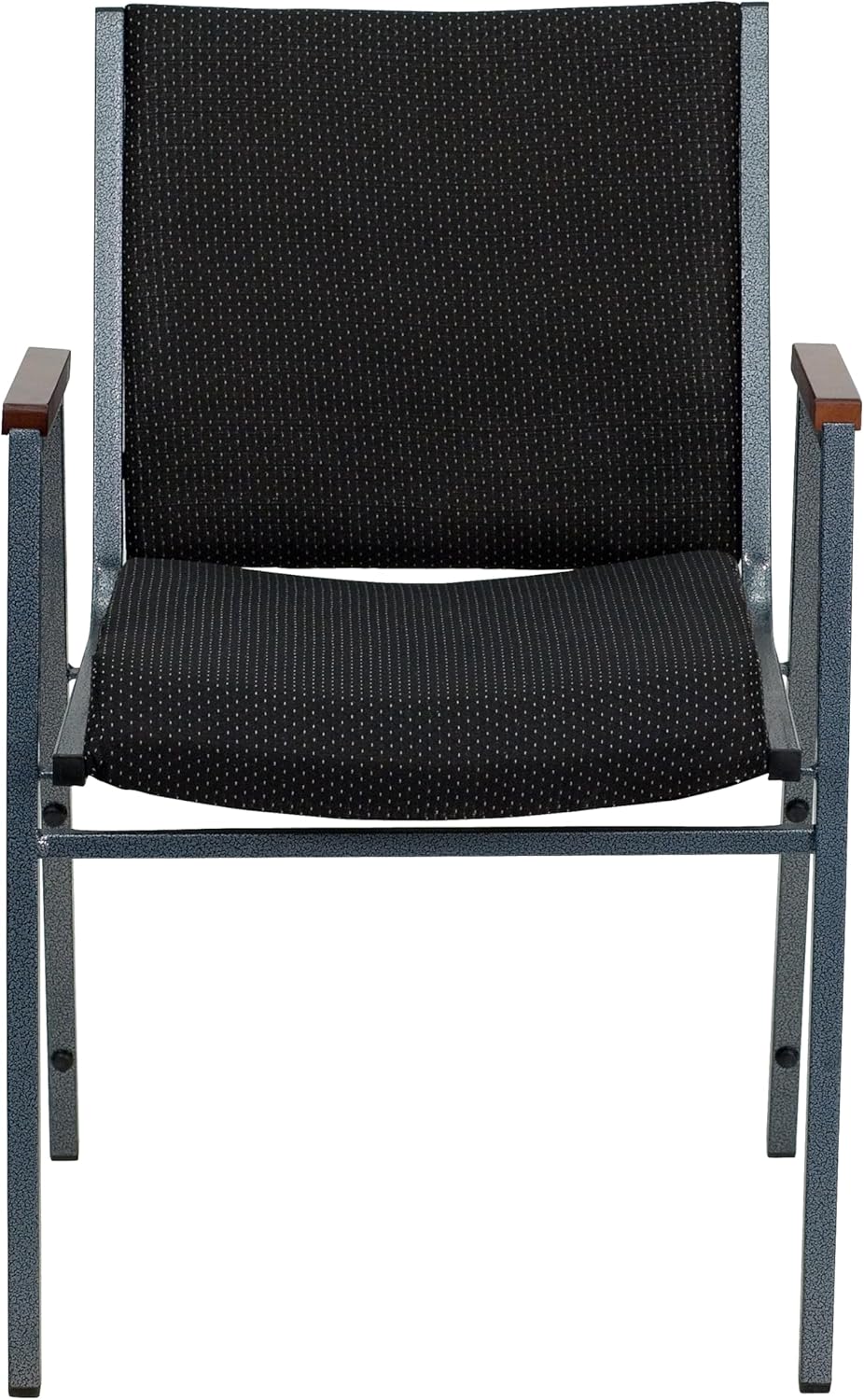 Flash Furniture HERCULES Series Heavy Duty Fabric Stack Chair with Arms and Ganging Bracket