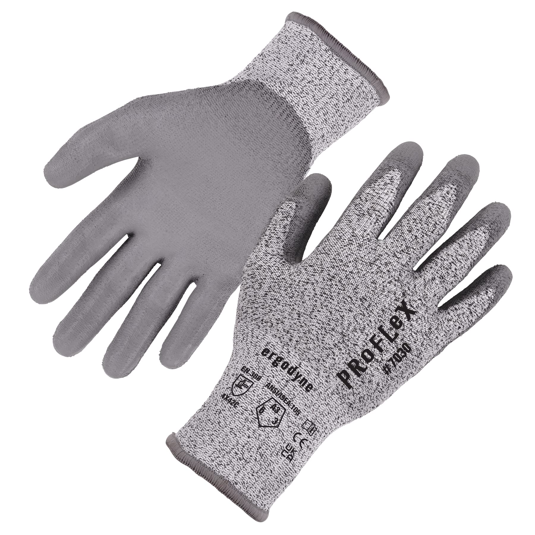 ERGODYNE ProFlex 7030 PU-Coated Cut-Resistant Gloves