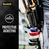 3M Safety 10828 10828-DL-2W Electrical Tape, 3/4" by 66', White, 66 Foot