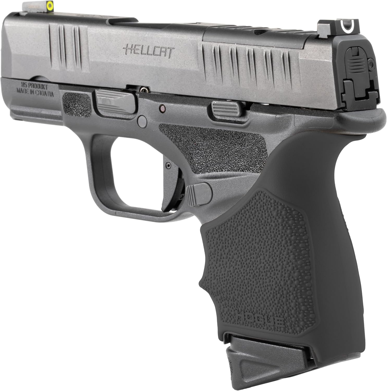 HOGUE HandAll Beavertail Rubber Grip Sleeve for Springfield Armory Hellcat