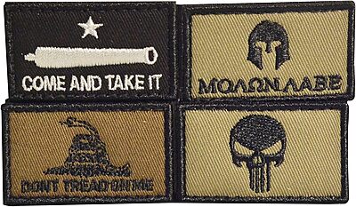 WALKER'S Razor Patriot Patch Kit Hook & Loop Attachable Embroidered Patch Set