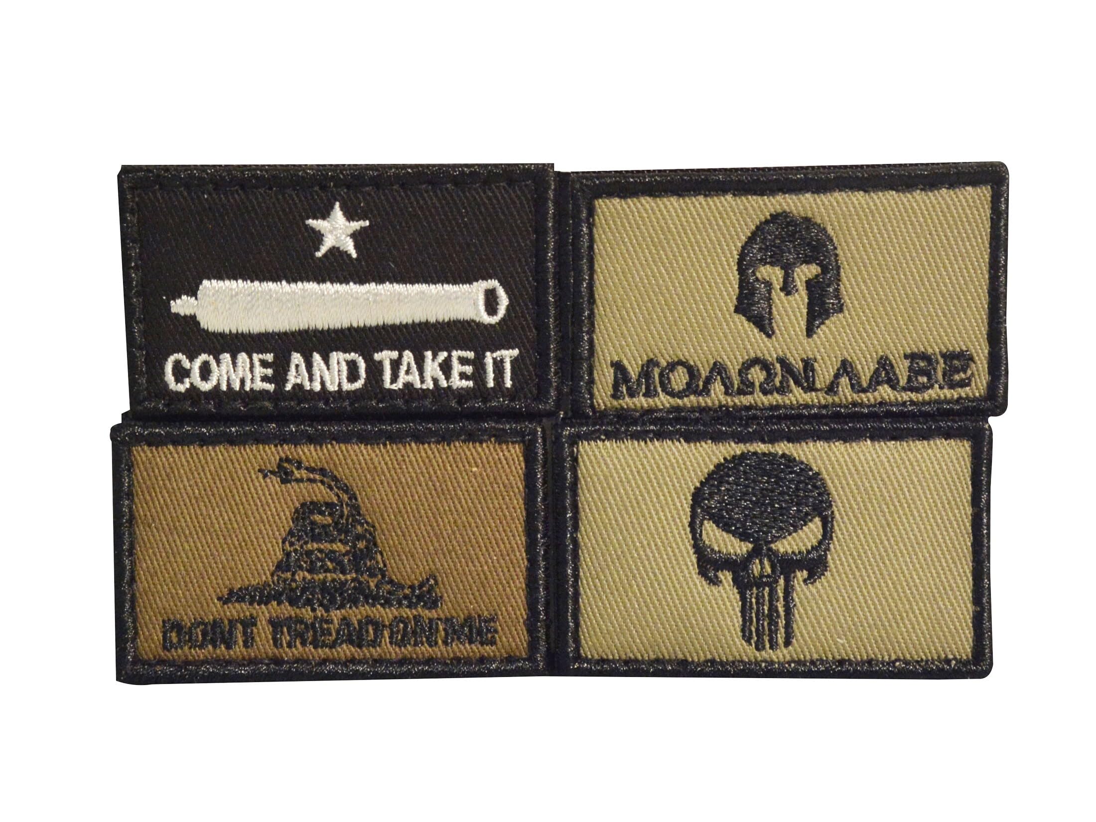 WALKER'S Razor Patriot Patch Kit Hook & Loop Attachable Embroidered Patch Set