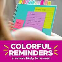 Post-it Pop-up Notes, 3x3 in, 18 Pads, America's #1 Favorite Sticky Notes, Poptimistic Collection, Bright Colors (Pink, Orange, Blue), Clean Removal, Recyclable (R330-18CTCP)