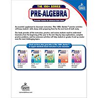 Carson Dellosa The 100+ Series: Grade 6 and Up Pre-Algebra Workbook, Fractions, Decimals, Algebra Expressions, Grades 6-8 Middle School Math Workbook, ... or Homeschool Curriculum (Volume 15)