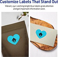 AVERY Printable Heart Labels, Sure Feed Technology, Print-to-The-Edge, Laser/Inkjet Printable