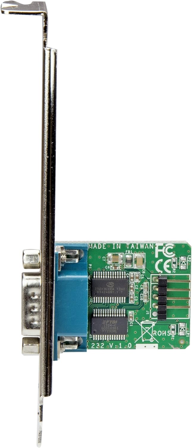StarTech.com Motherboard Serial Port - Internal - 1 Port - Bus Powered - FTDI USB to Serial Adapter - USB to RS232 Adapter