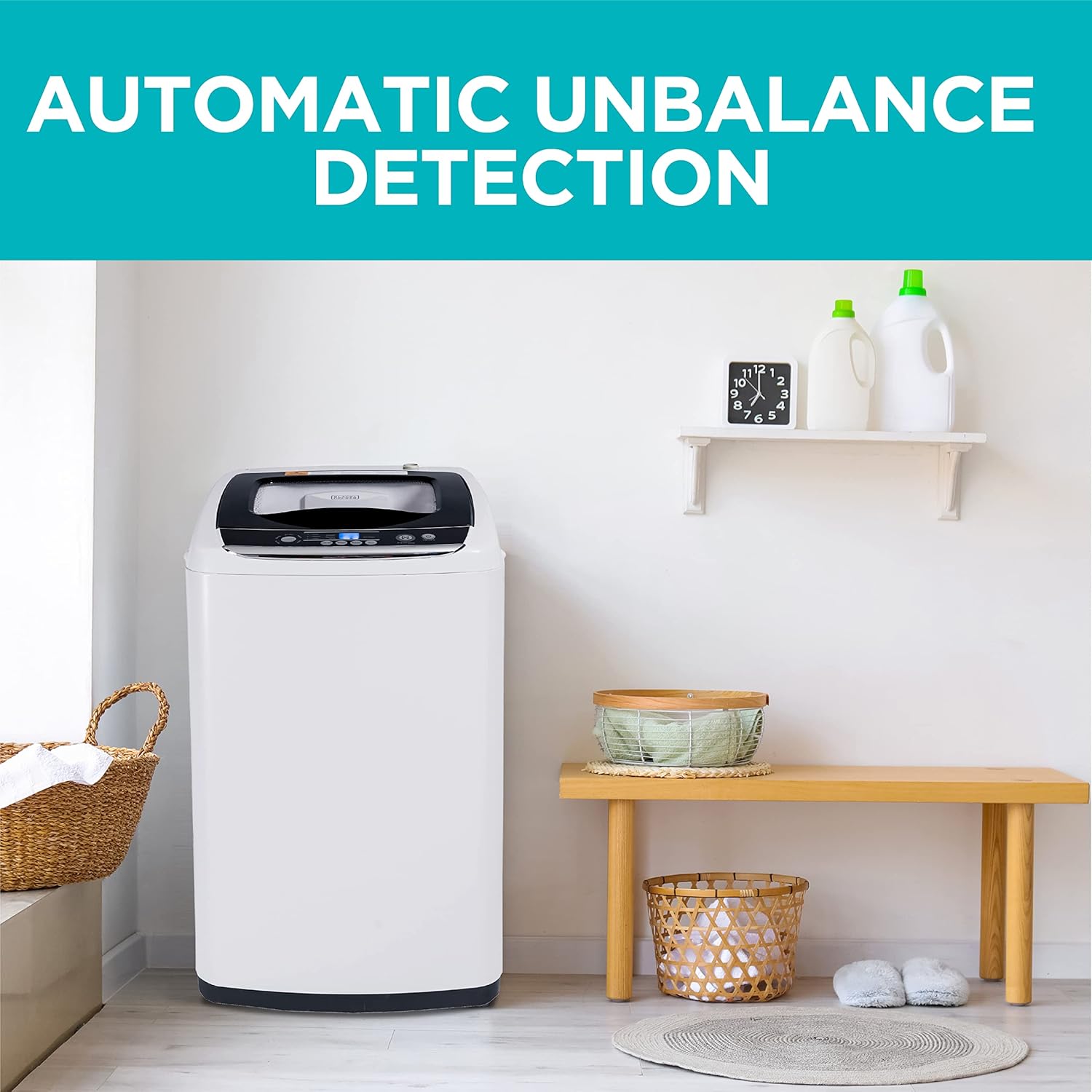 BLACK+DECKER Portable Washer, Top-Load with Stainless Steel Tub