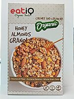 eatiQ Organic Foods - ORGANIC CRUNCHY HONEY ALMOND GRANOLA 320G