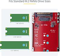 StarTech.com PCIe NVMe Host Adapters - M.2, U.2, U.3, SFF