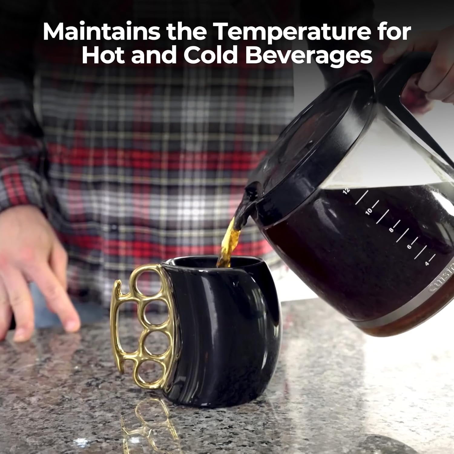 Caliber Gourmet Ceramic Novelty Coffee Mug