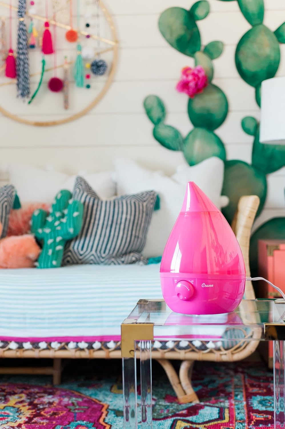 CRANE Drop 1-Gallon Ultrasonic Cool Mist Humidifier