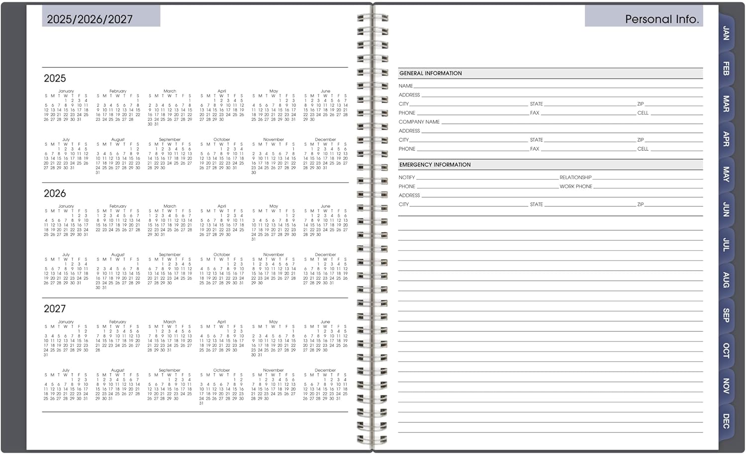 AT-A-GLANCE 2026 Appointment Book Planner, Weekly & Monthly, 8-1/2" x 11", Large, Quarter-Hourly, DayMinder