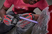 Ingersoll Rand Pneumatic Belt Sander, 0.6 HP, 20,000 RPM